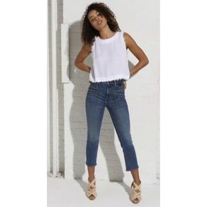 Driftwood Stella high rise slim cropped jean NEW